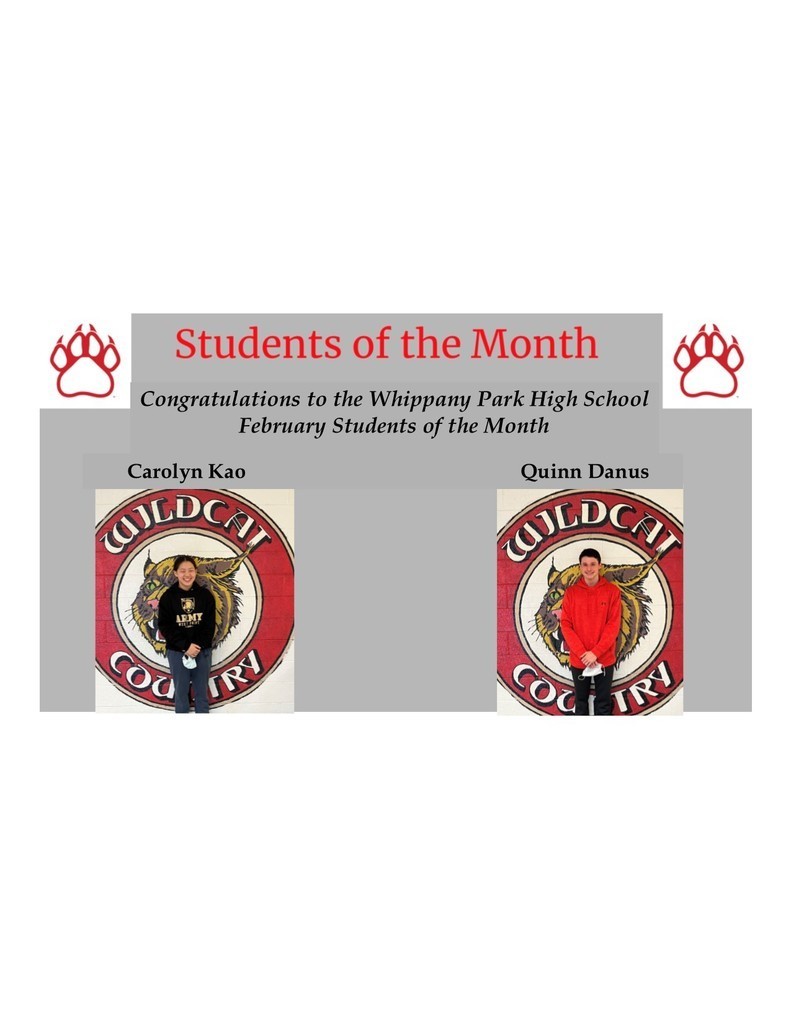 WP Feb students of month